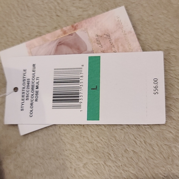 Jessica Simpson bikini NEW large top xl bottom color rose multi - Picture 4 of 7